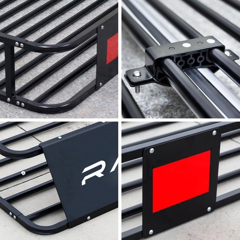 Racketon حامل أمتعة سقف SUV صغير 74” x 39” x 8” - Image 5
